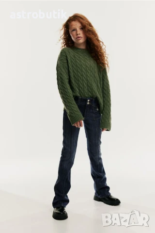 Дънки H&M клоширани, снимка 2 - Детски панталони и дънки - 44374046