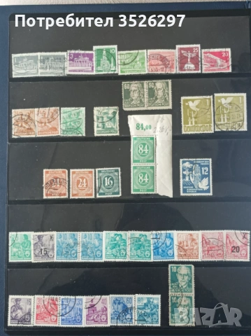 Пощенски марки от Немския райх 1876 - 1941г. и от Германия след Втората световна война, снимка 3 - Филателия - 53933739