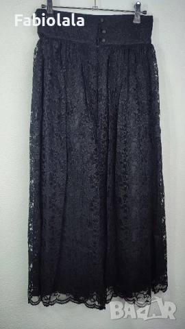 Laura Ashley lace maxi skirt S