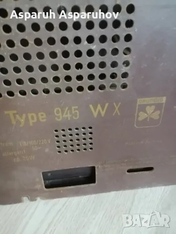 Старо лампово радио GRUNDIG TYPE 945 WX , снимка 9 - Антикварни и старинни предмети - 55970568