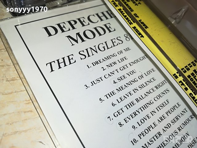 depeche mode-the singles 81/85 касета 2308221419, снимка 8 - Аудио касети - 37777258