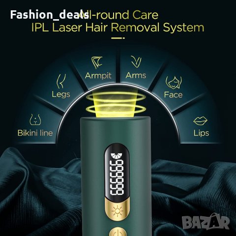 Ново Устройство за Обезкосмяване Уред за лазерна епилация IpL за тяло, снимка 6 - Епилатори - 35583150