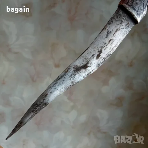 Кама, кинжал, сребро с ниело., снимка 5 - Антикварни и старинни предмети - 56541784