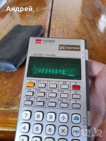 Стар калкулатор Sharp Elsi Mate EL-5801, снимка 7 - Други ценни предмети - 51331139