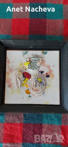 Картина Ретро - графика върху плочка, снимка 3 - Картини - 42447753