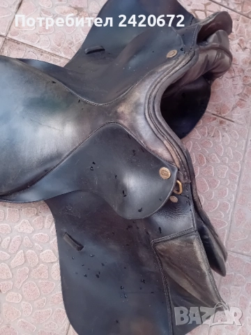 немско кожено седло за кон, снимка 6 - Антикварни и старинни предмети - 52083042