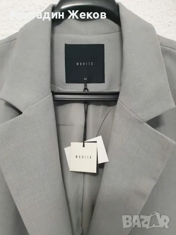  Нов със етикет. Дамско късо сако (cropped blazer) на марката Mohito. , снимка 4 - Сака - 56227582
