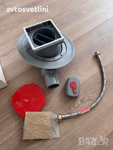 Сифон за вграждане в плоча Peštan Confluo Dry 1 Ceramic 10x10