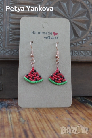 Обеци  от мъниста, снимка 5 - Обеци - 51646574