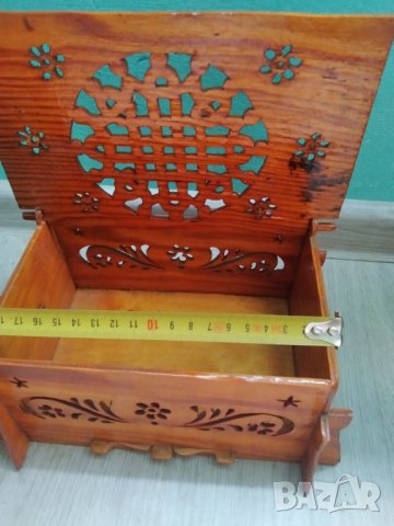 ретро дървена кутия, снимка 3 - Антикварни и старинни предмети - 40218669