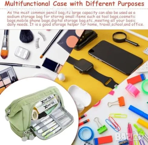 Нов Многофункционален ученически несесер, голям капацитет, снимка 6 - Други - 47372158