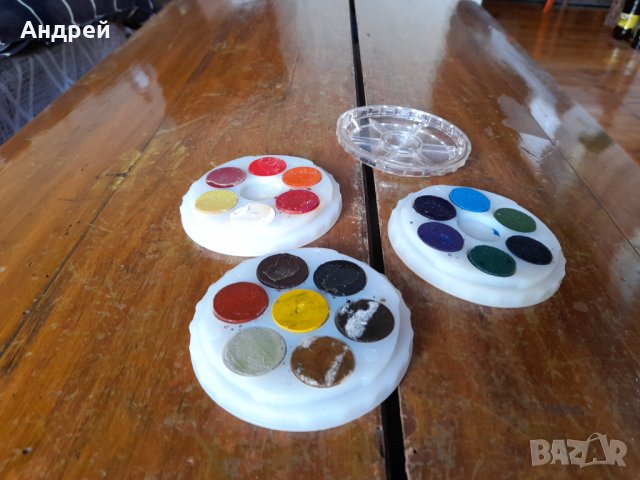 Стари водни бои,боички #2, снимка 3 - Антикварни и старинни предмети - 42768245