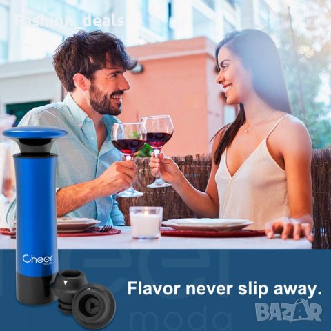 Нова въздушна помпа за съхранение на вино Уплътнител Вакуум за бутилка, снимка 5 - Други - 36883578