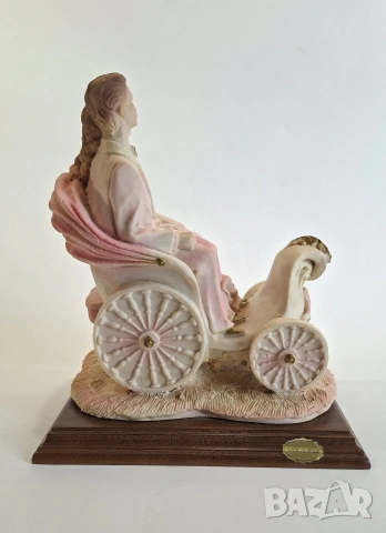 Фигура влюбена двойка в колесница - L'Arte nel Mondo, Италия, снимка 3 - Статуетки - 53964937