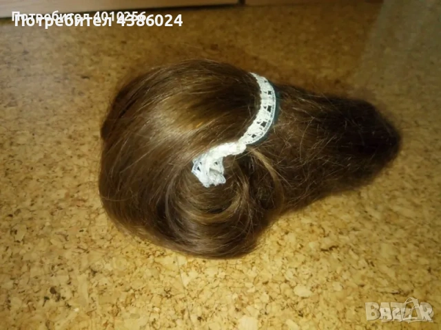 ЕСТЕСТВЕНА БЪЛГАРСКА КОСА ДЪЛЖИНА 13 СМ СВЕТЛОКЕСТЕНЯВА