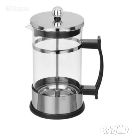 Френска стъклена преса за кафе и чай, снимка 4 - Други - 52901411