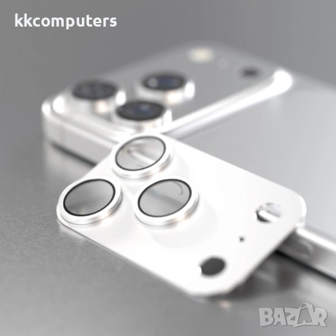 Etteri протектор задна камера пълна защита за iPhone 17 Pro Max (6.9), сребрист, снимка 2 - Фолия, протектори - 54157993