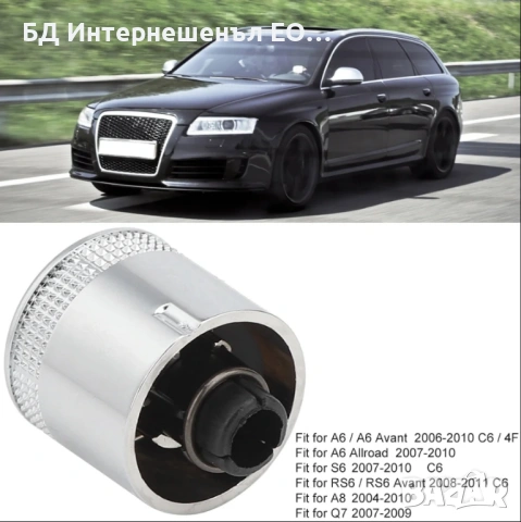 4F0919070 Бутон за регулиране на звука MMI мултимедия, Audi, A6 C6, A8 D3, Q7 4L, снимка 5 - Части - 53131790