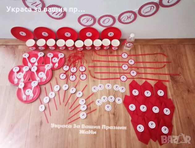 Украса За детски рожден ден на тема Червената шапчица, снимка 9 - Други - 34362441