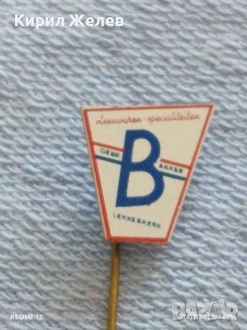 Пет значки стари редки AJAX, ITALIANO, CASTELLA за КОЛЕКЦИЯ 13709, снимка 10 - Колекции - 50863265