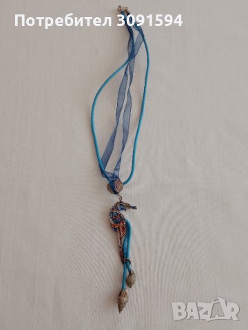 Висулка морско конче маркирана 925проба за сребро на закопчалката, снимка 12 - Антикварни и старинни предмети - 42201955