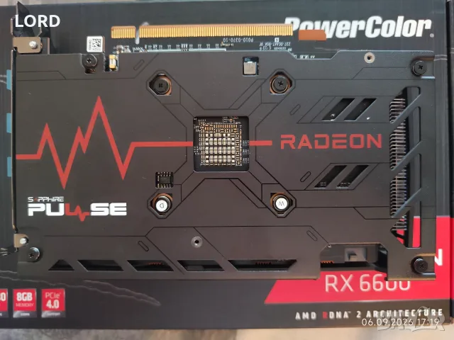 Видеокарта RX 6600 8GB Sapphire Pulse , снимка 2 - Видеокарти - 55970358