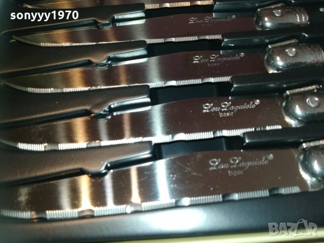 laguiole black-6бр МАРКОВИ ножа 1002211241, снимка 10 - Колекции - 31757099