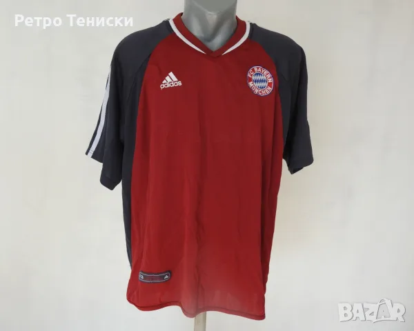 Тениска Bayern Munich — Домакински adidas — Мъже размер XL Червено (сезон 2001)
