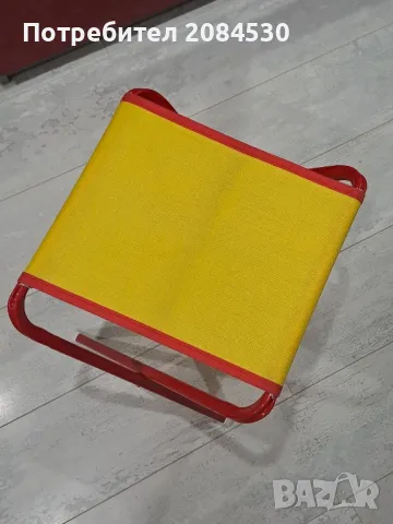 Сгъваем стол (до 85кг), снимка 3 - Столове - 49343024