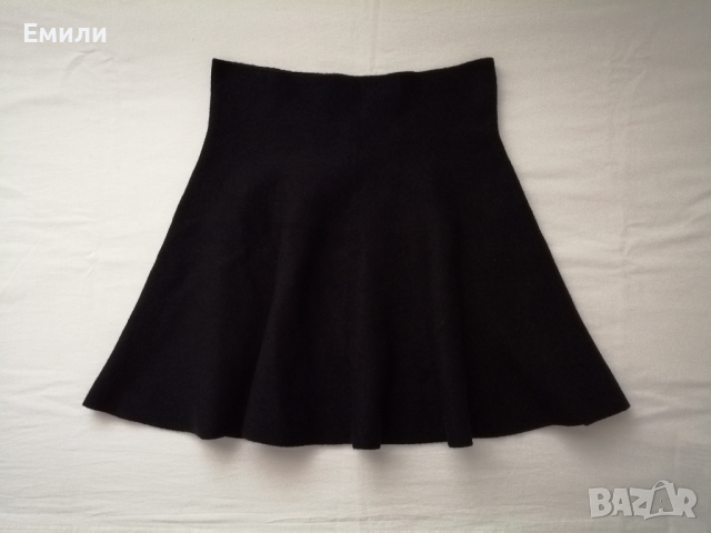 Vero Moda дамска еластична къса плетена пола с висока талия р-р S, снимка 6 - Поли - 44589564