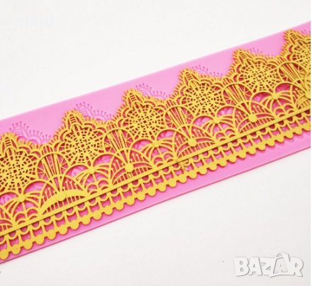 MX130 Висящи паяжини дантела борд силиконов молд форма за украса торта с фондан гъмпейст, снимка 3 - Форми - 22364627