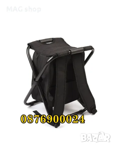 2в1 Сгъваем стол с хладилна раница за къмпинг риболов пикник туристически комплект, снимка 2 - Хладилни чанти - 50217312