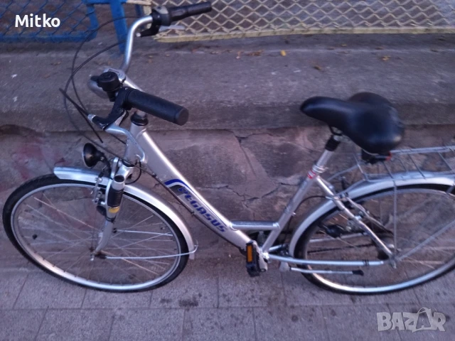 28 цола алуминиев велосипед с 7 скорости усилени капли амортисьори предни като нов , снимка 6 - Велосипеди - 50739721