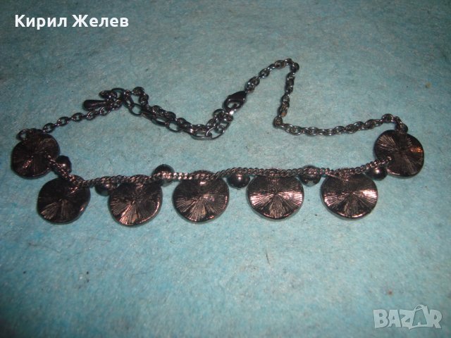 ВЕЧЕРНО МОДНО АРТ КРИСТАЛНО КОЛИЕ 73881, снимка 3 - Колиета, медальони, синджири - 35353017