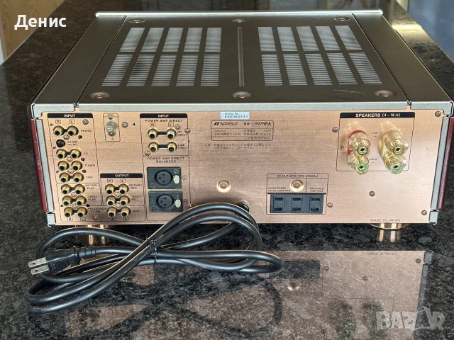 Усилвател Sansui AU-a907 NRA, снимка 3 - Ресийвъри, усилватели, смесителни пултове - 55571769