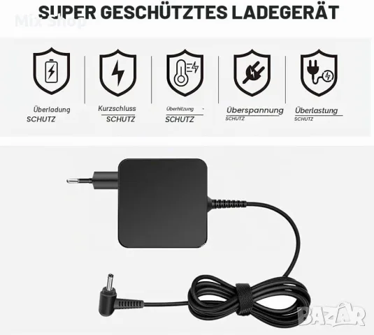 Нов адаптер 20V 2.25A 45W , снимка 4 - Друга електроника - 55852917