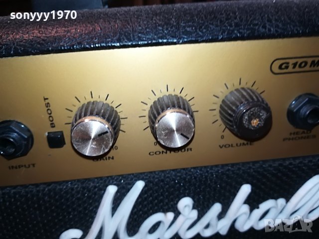 MARSHALL GUITAR AMPLIFIER-ВНОС ENGLAND 0404231031, снимка 5 - Ресийвъри, усилватели, смесителни пултове - 40247364