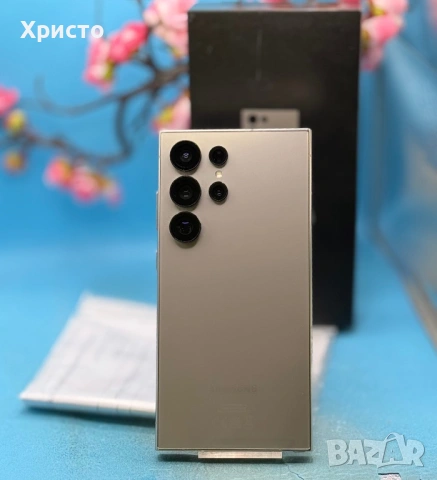 ГАРАНЦИОНЕН!!! Samsung Galaxy S24 Ultra, Dual SIM, 12GB RAM, 512GB, 5G, Titanium Grey, снимка 4 - Samsung - 53117804