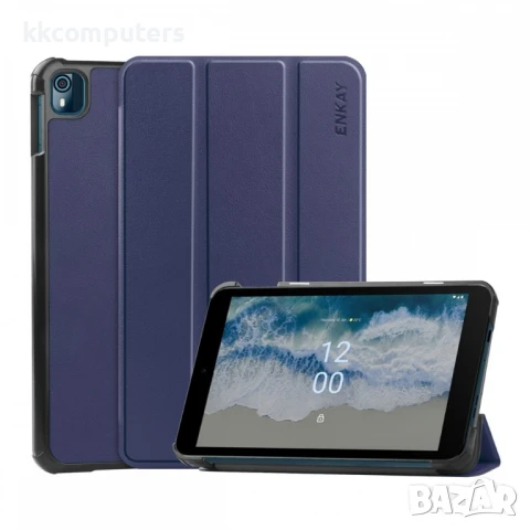 Nokia T10 ENKAY Кожен калъф и Скрийн Протектор