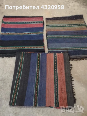 Стари ръчно изработени черги , снимка 1