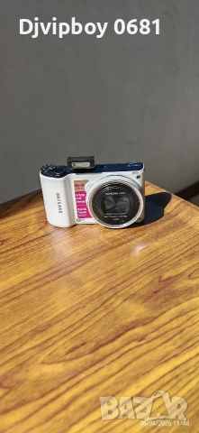 Дигитален фотоапарат Samsung WB200, 14.2MP, Wi-Fi, Бял, снимка 4 - Фотоапарати - 54118807