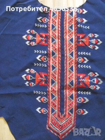 Мотиви за рокля, ръчна бродерия , копринени конци, снимка 2 - Антикварни и старинни предмети - 53271993