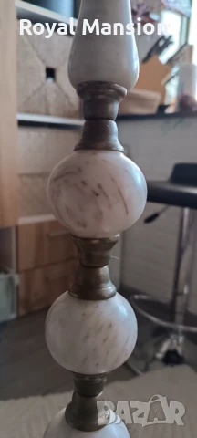 Лампиони от египетски мрамор стил барок, снимка 7 - Лампиони - 51032219