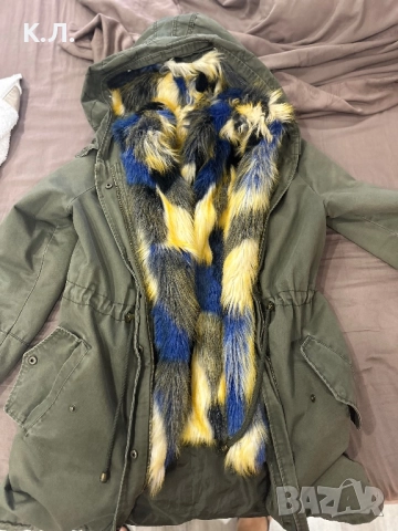 Зимно яке с елек , снимка 7 - Палта, манта - 51693831