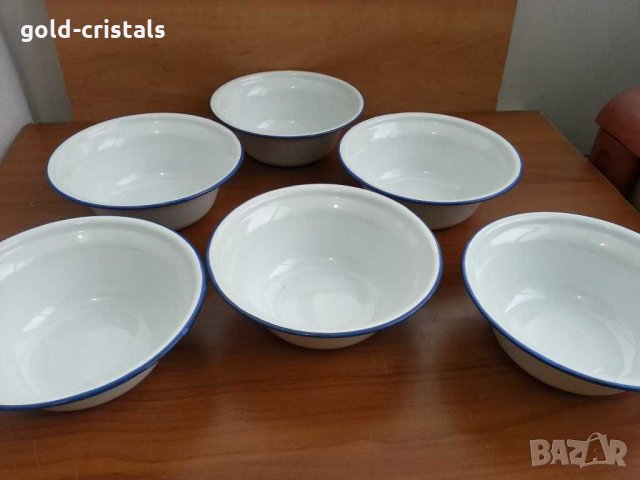 Емайлирани купички купи, снимка 6 - Антикварни и старинни предмети - 31628857