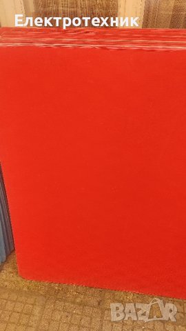 плоскости 4мм.100/120см червен , снимка 1