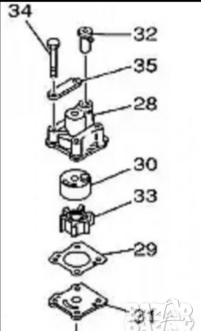 Пропелер, витло, винт, перка за извънбордов двигател Yamaha Ямаха 6, 8 и 9.9 - НАЛИЧНА, снимка 6 - Части - 22956994
