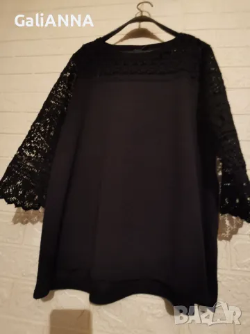 СТРАХОТНА ТУНИКА С ДАНТЕЛА 3XL, снимка 4 - Туники - 49732805