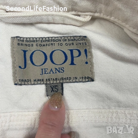 Дамско дънково яке Joop! размер XS, снимка 2 - Якета - 52461292