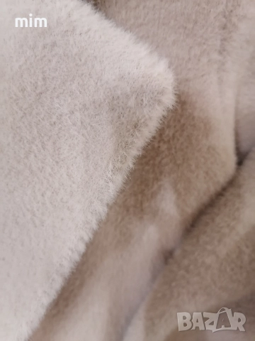 Кашмирено палто бежово, снимка 3 - Палта, манта - 52856942